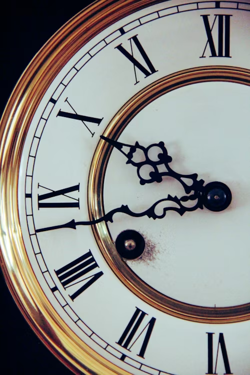 Quadrante di un orologio antico